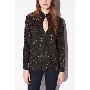 Urban Outfitters Lazerade by Veda Star Print Blouse Small cupcakes and cashmere